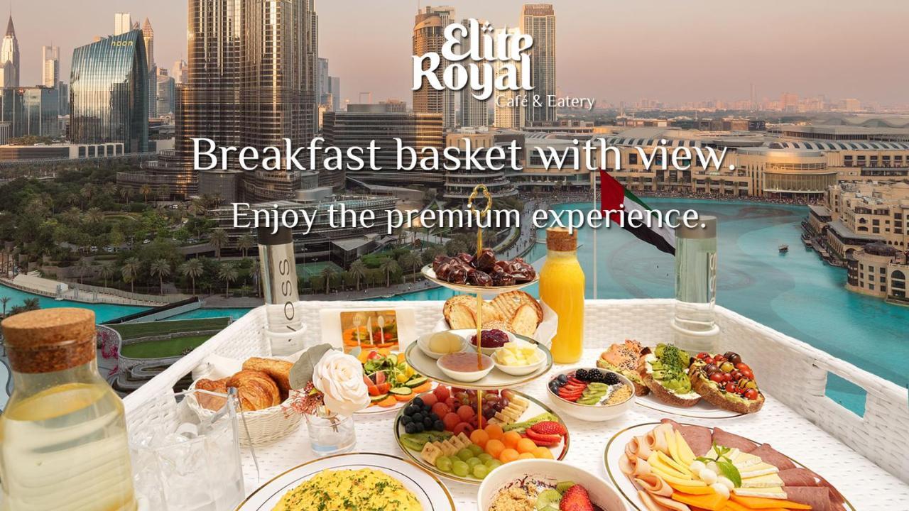 Elite Royal Apartment - Full Burj Khalifa & Fountain View - Premier - 2 Bedrooms & 1 Open Bedroom Without Partition 두바이 외부 사진