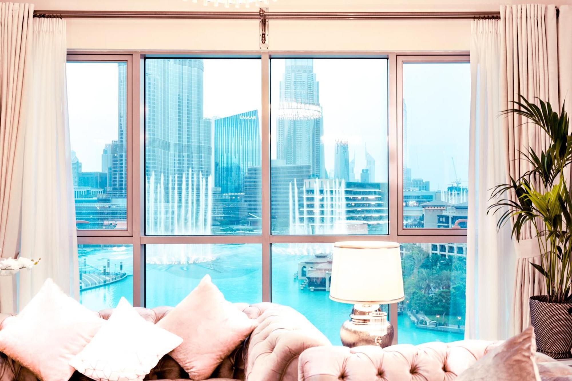 Elite Royal Apartment - Full Burj Khalifa & Fountain View - Premier - 2 Bedrooms & 1 Open Bedroom Without Partition 두바이 외부 사진
