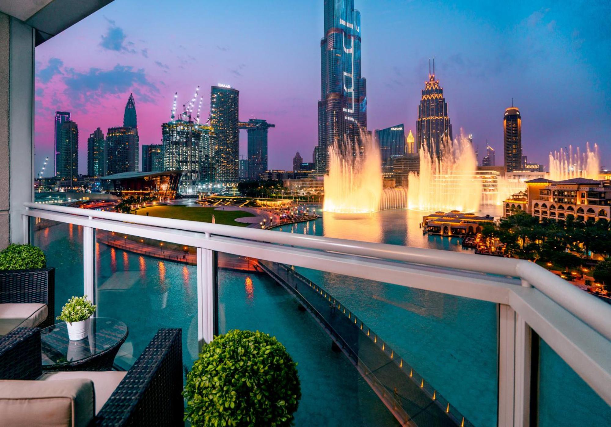 Elite Royal Apartment - Full Burj Khalifa & Fountain View - Premier - 2 Bedrooms & 1 Open Bedroom Without Partition 두바이 외부 사진
