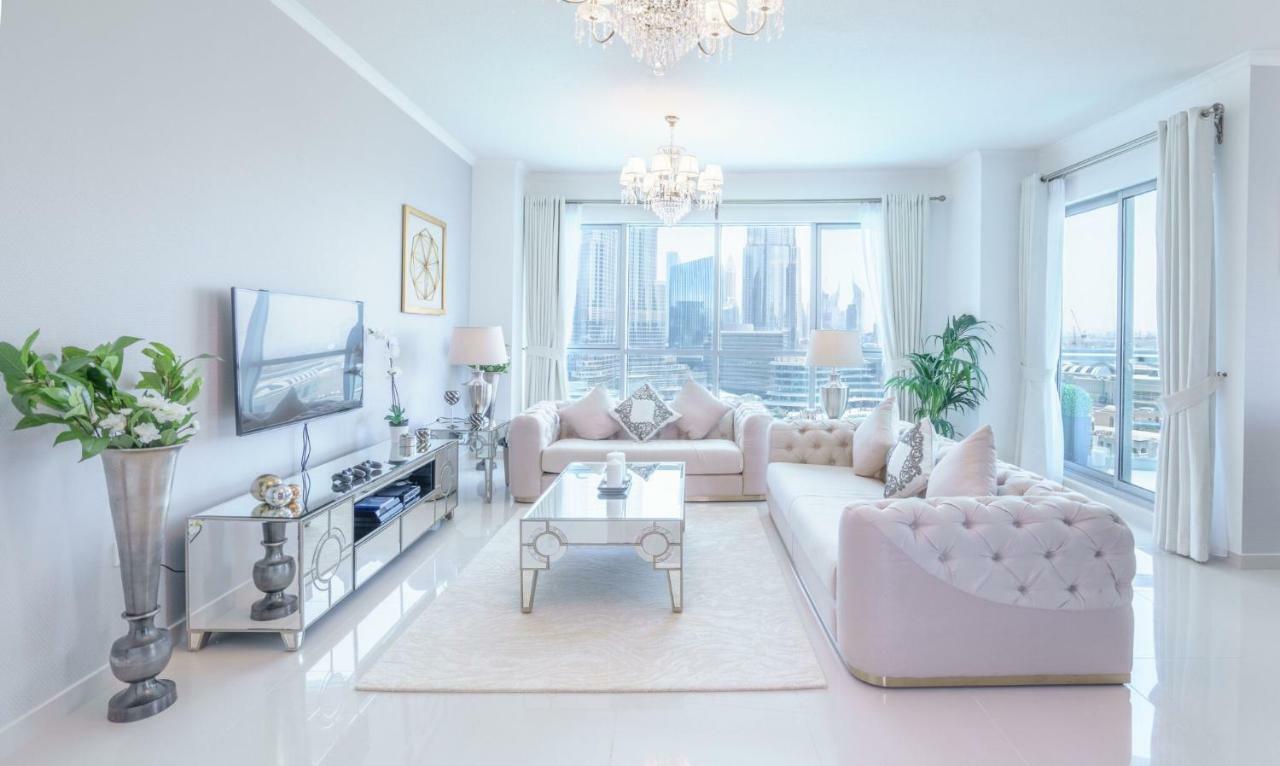 Elite Royal Apartment - Full Burj Khalifa & Fountain View - Premier - 2 Bedrooms & 1 Open Bedroom Without Partition 두바이 외부 사진